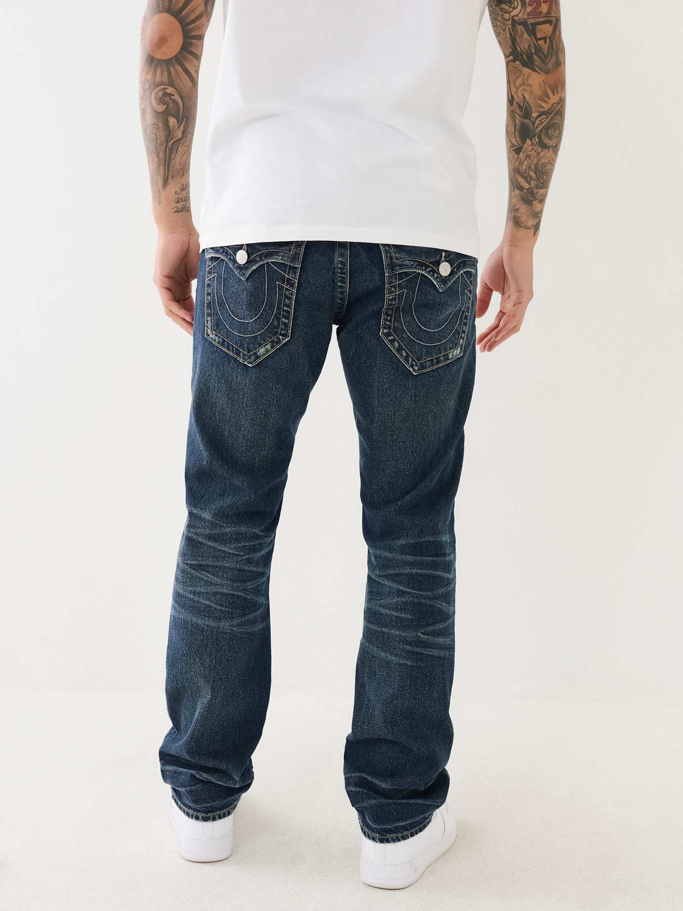 RICKY DISTRESSED FLAP STRAIGHT JEAN