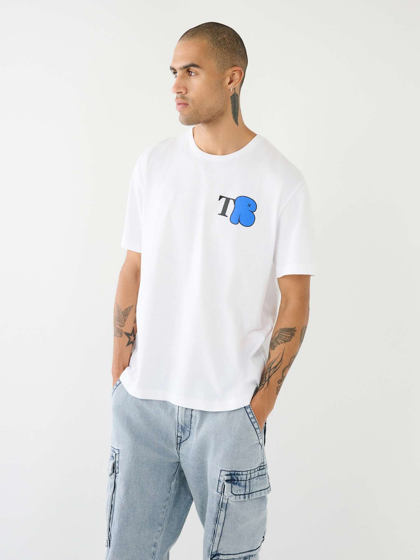 TR GRAFFITI GRAPHIC RELAXED TEE