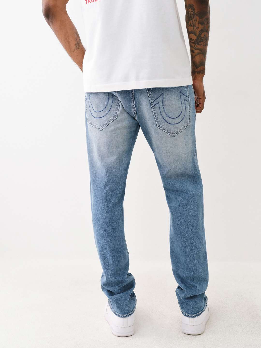 True Religion Men's Geno Designer Slim-Straight Jeans Size 38X33 hot $159