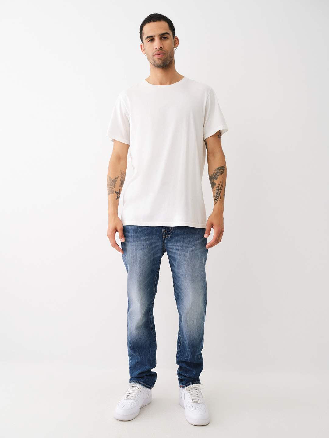 ROCCO RAINBOW STITCH SKINNY JEAN 32