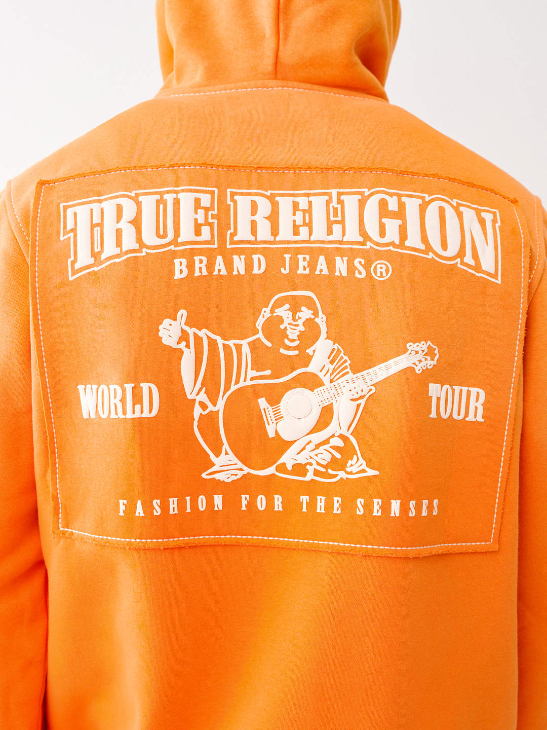 Orange true religion hoodie online