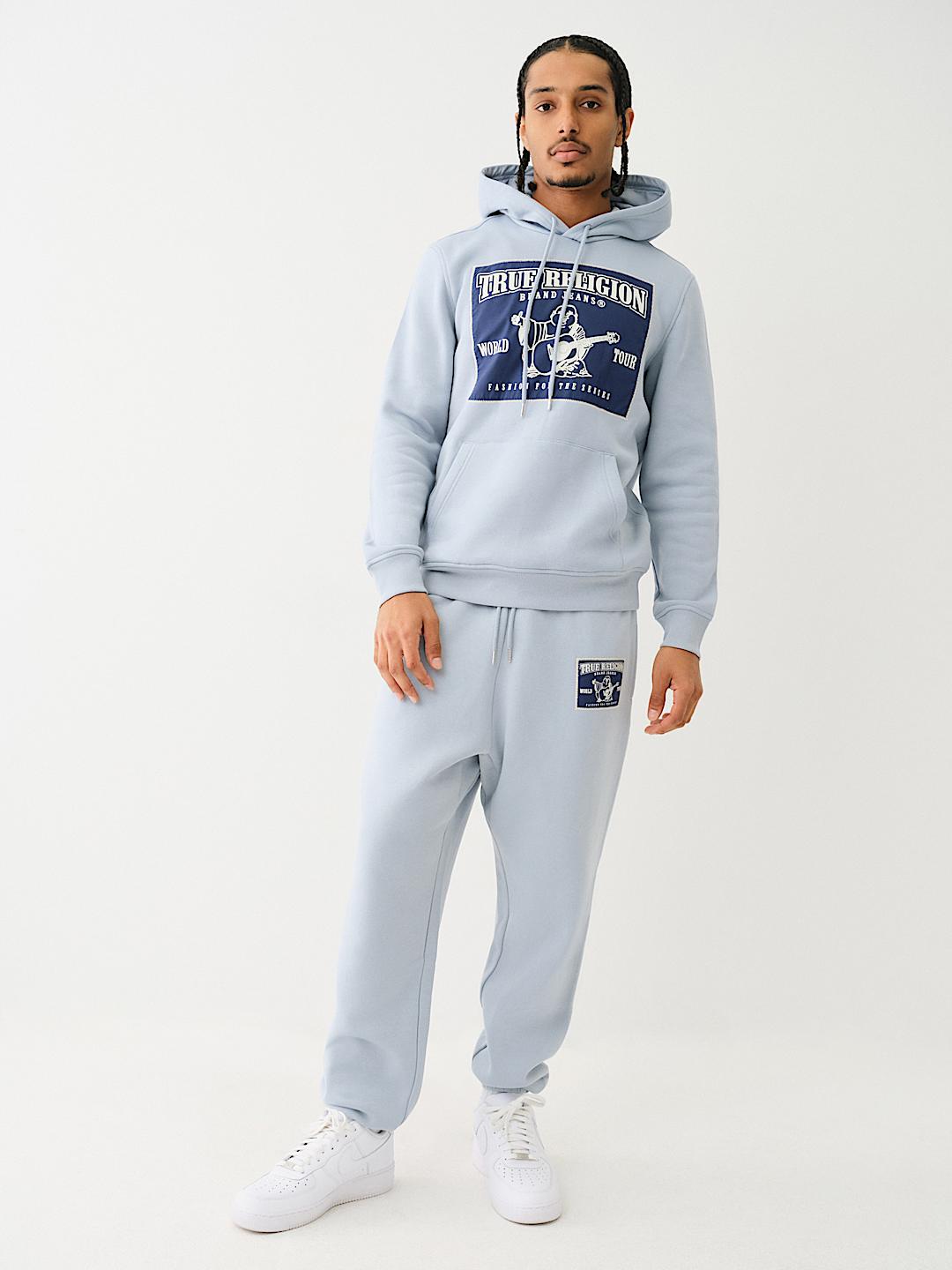 LADDER STITCH LOGO APPLIQUE JOGGER, image 3