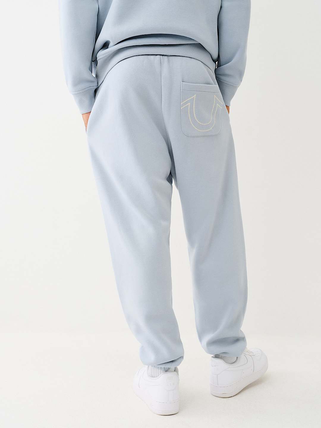 LADDER STITCH LOGO APPLIQUE JOGGER, image 5