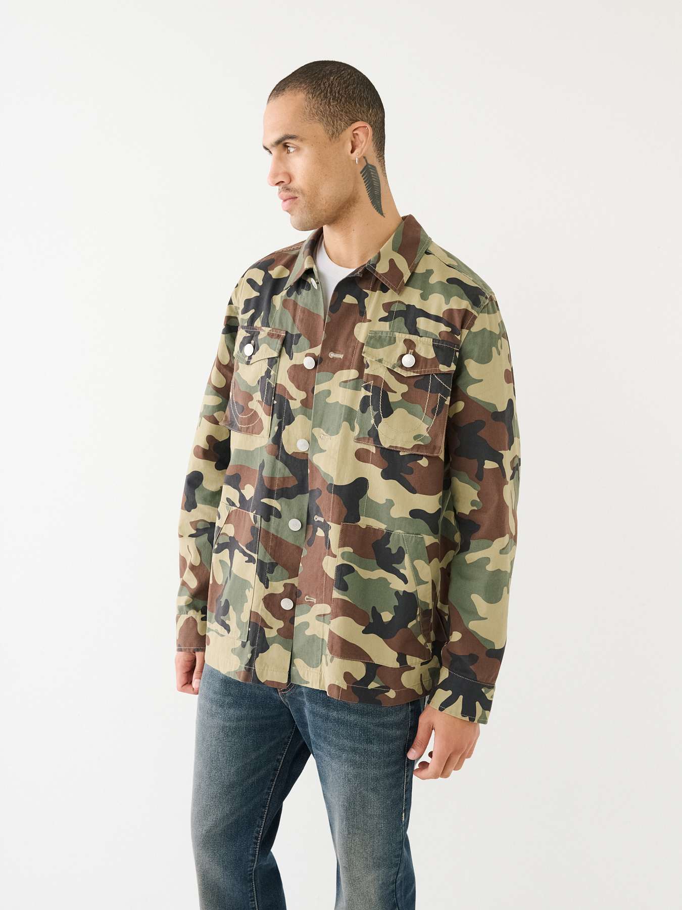 True religion deals army jacket