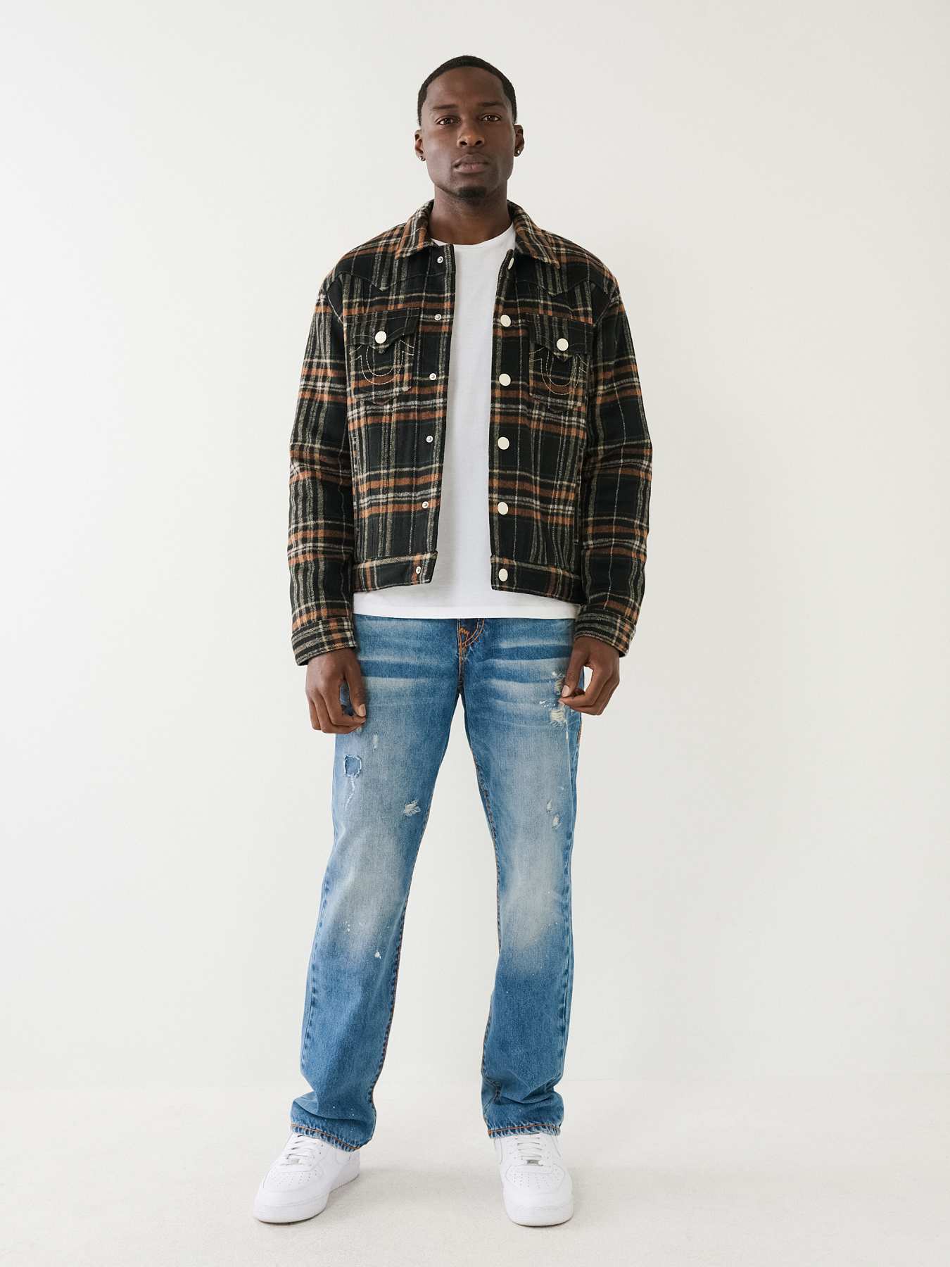 JIMMY PLAID QUILTED FLANNEL JACKET