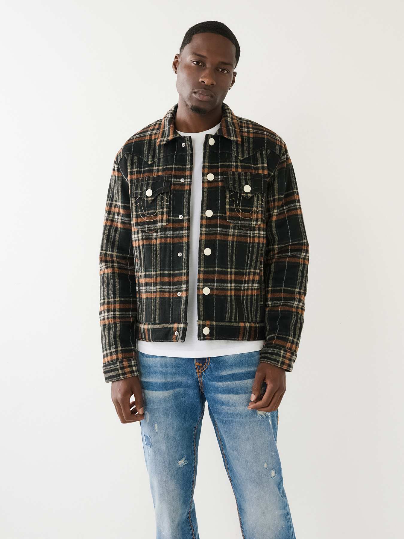 Padded hotsell flannel jacket