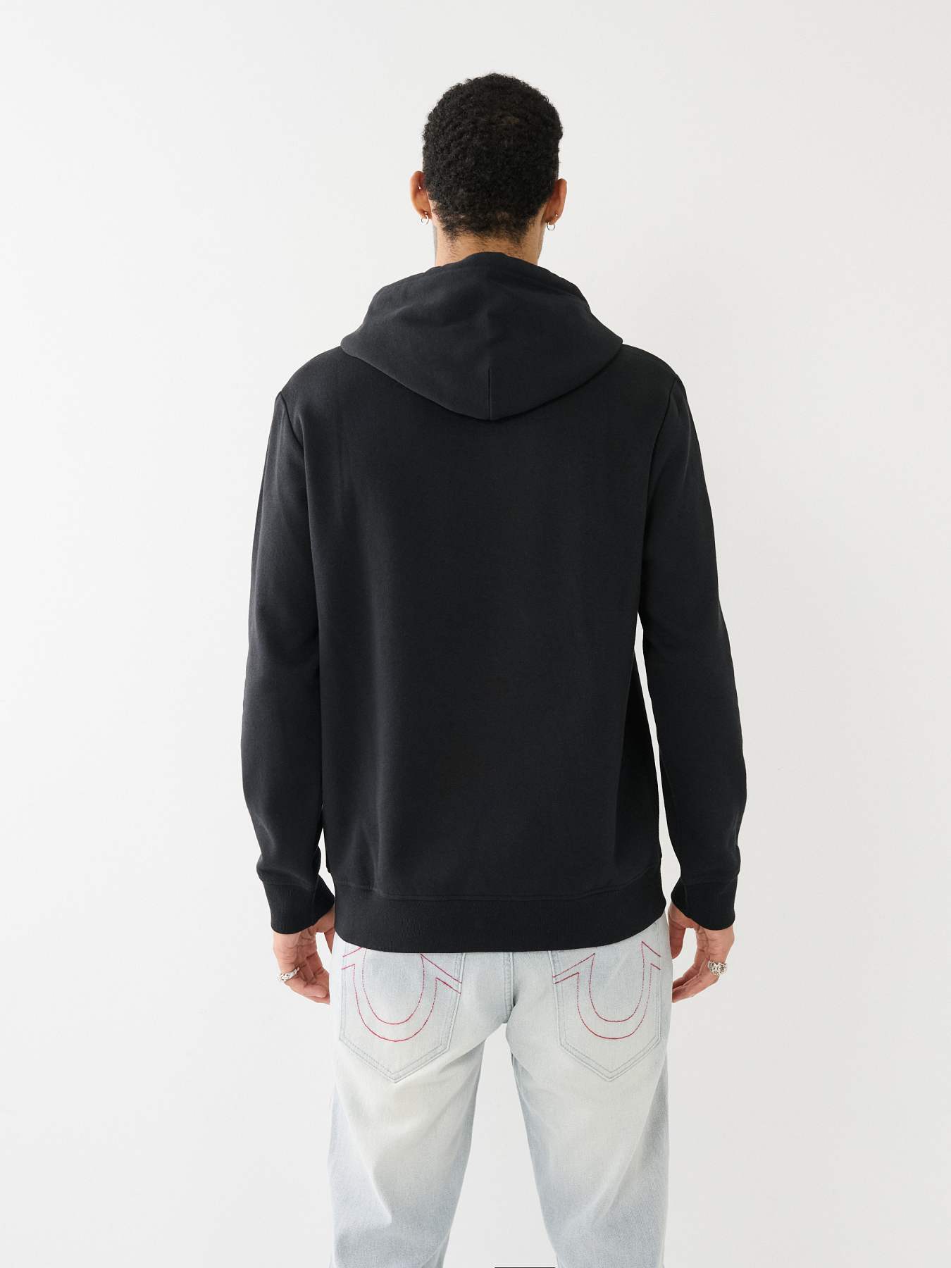 True religion clearance double puff hoodie