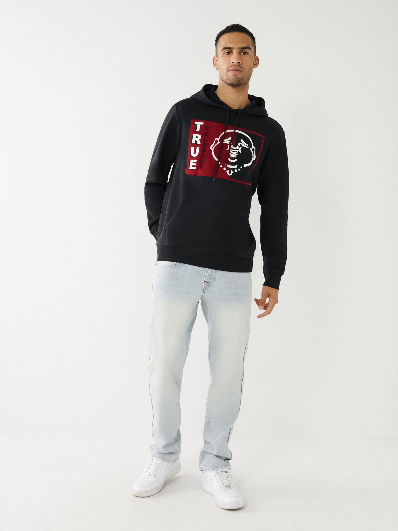 True religion buddha hoodie best sale & sweatpants set baby boys