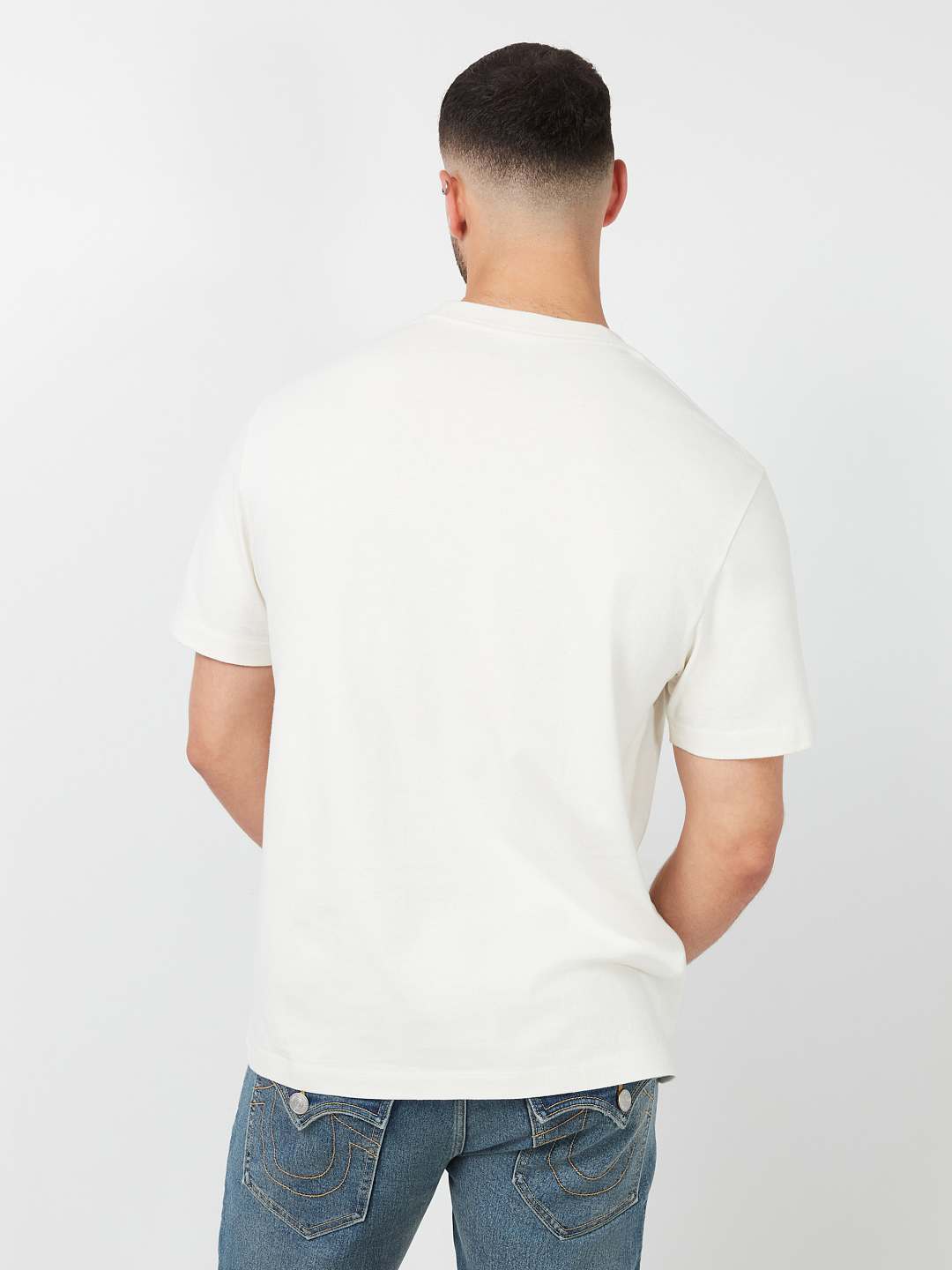 CROSS STITCH ARCHED LOGO TEE, image 4