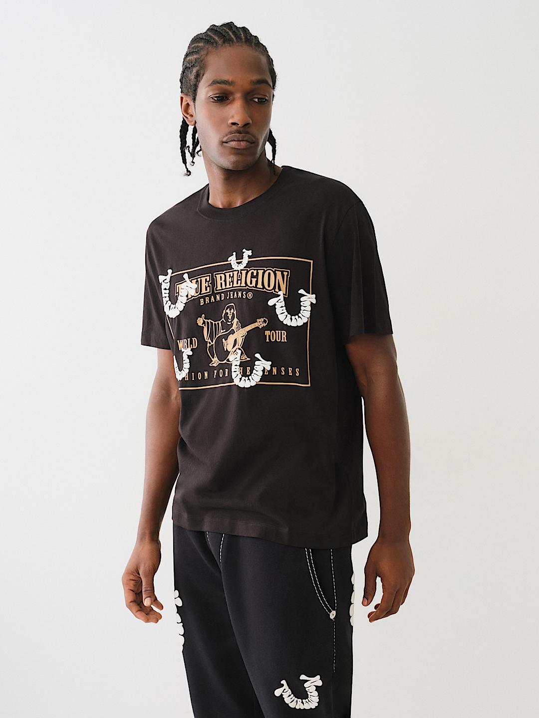 PUFF PRINT HORSESHOE TEE