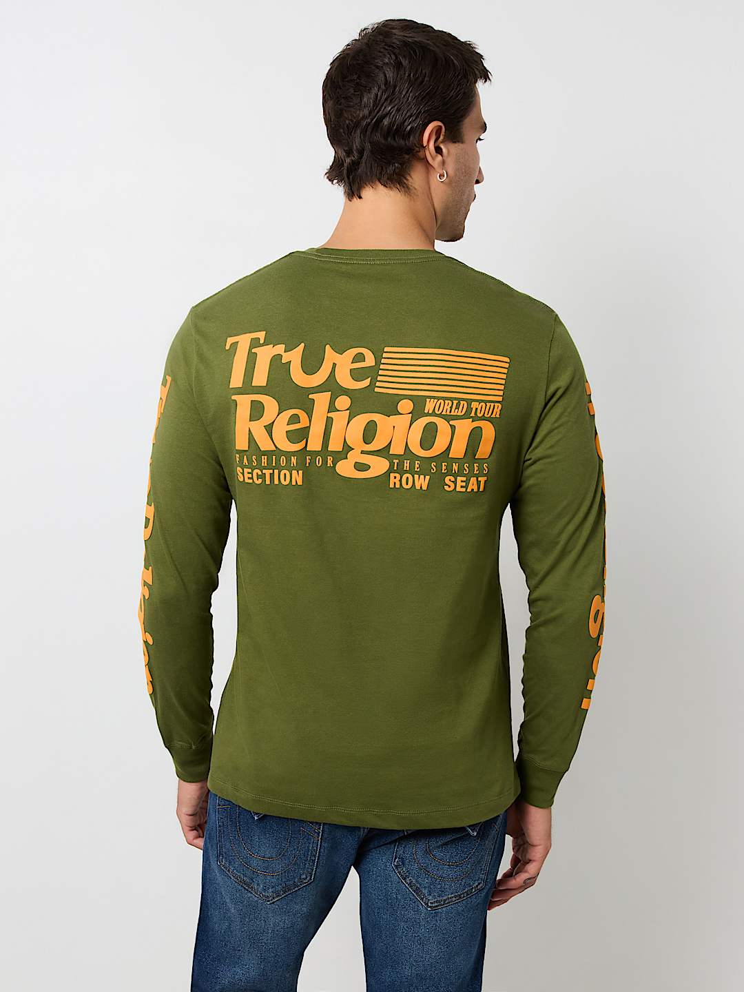 TRUE FLAG LONG SLEEVE TEE | True Religion