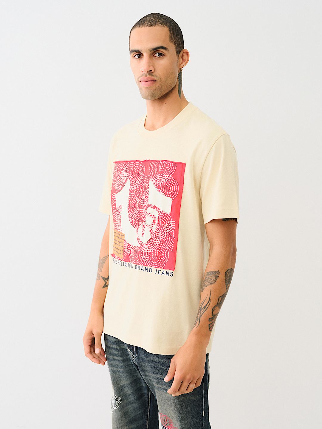 SASHIKO HORSESHOE TEE, image 4