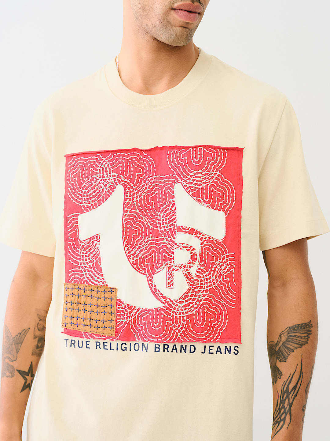SASHIKO HORSESHOE TEE, image 1