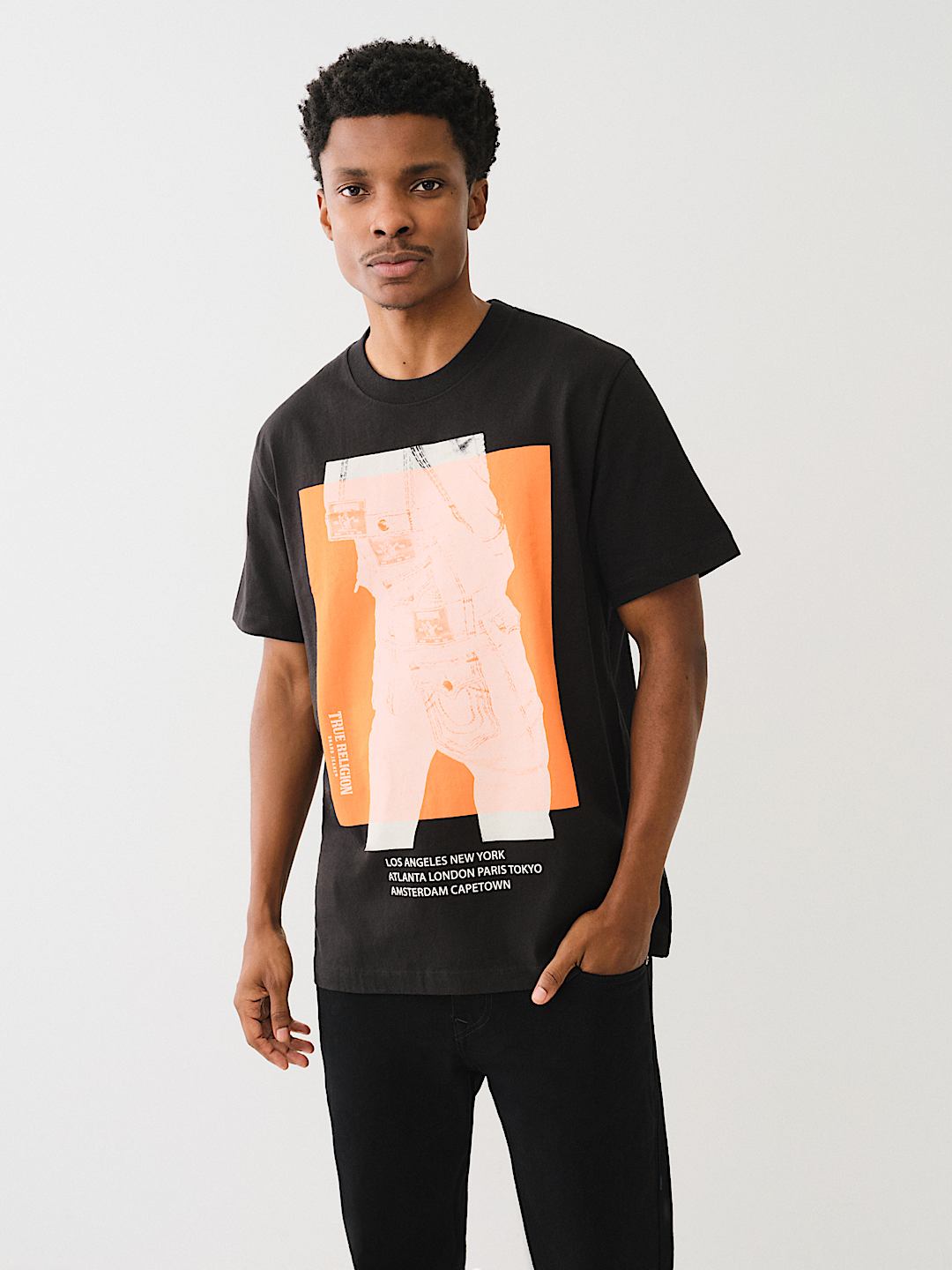 STACKED JEAN GRAPHIC TEE, image 2
