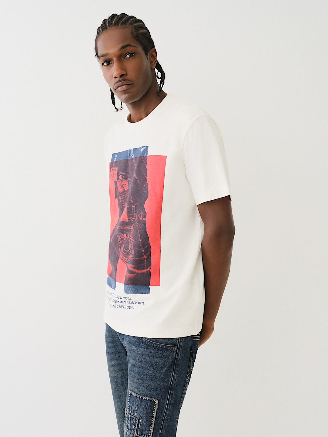 STACKED JEAN GRAPHIC TEE, image 4