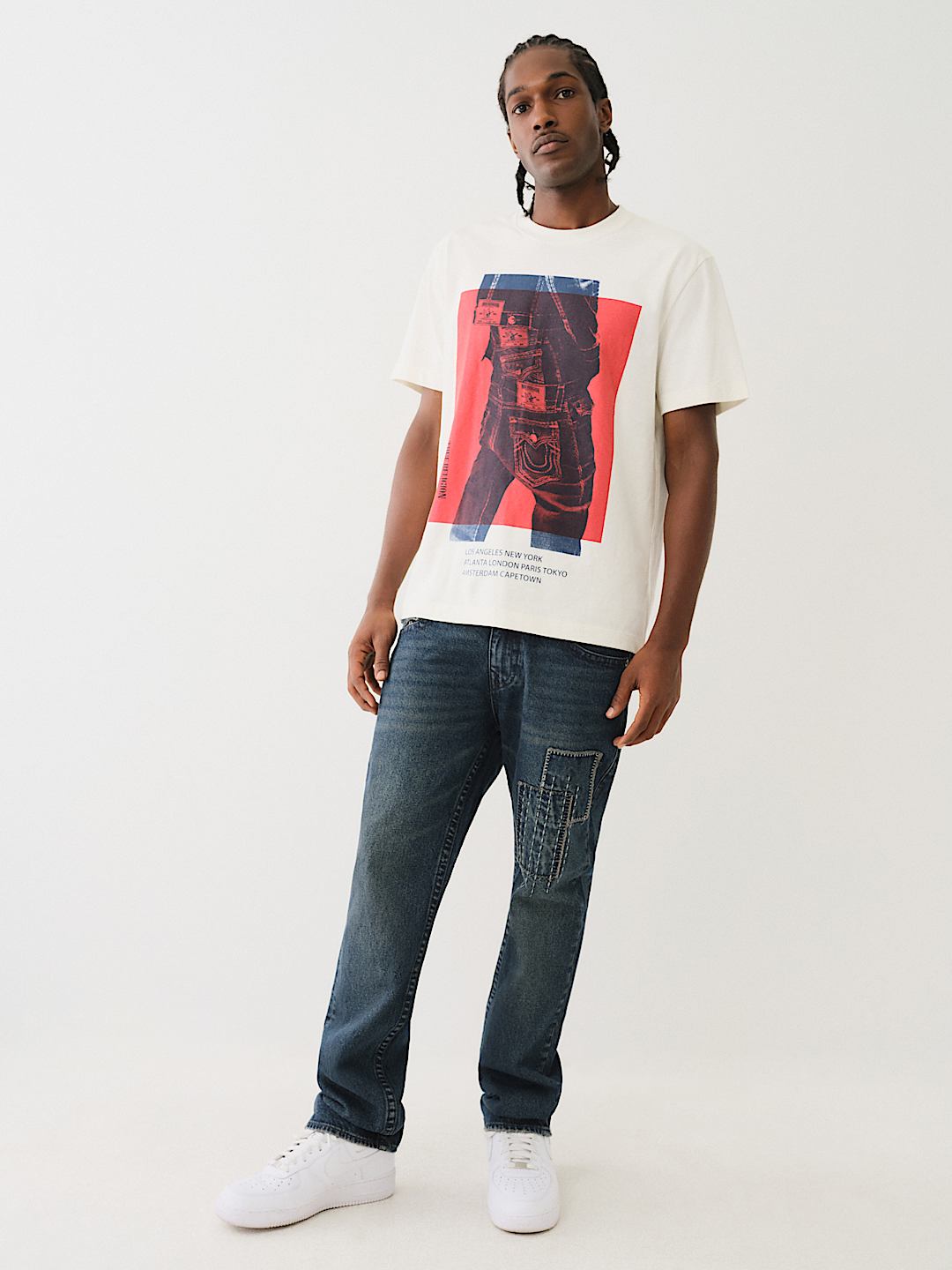 STACKED JEAN GRAPHIC TEE, image 5