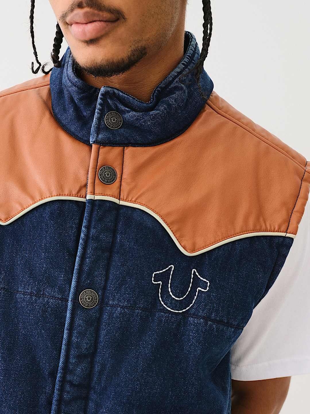 True religion puffer vest sales
