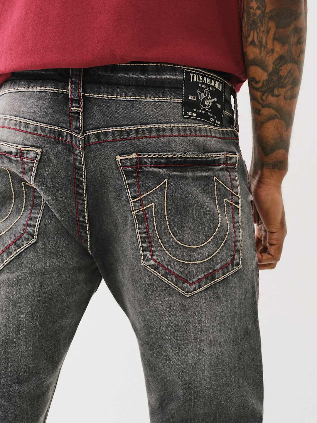 ROCCO BIG T SKINNY JEAN - Space Grey Wash | True Religion