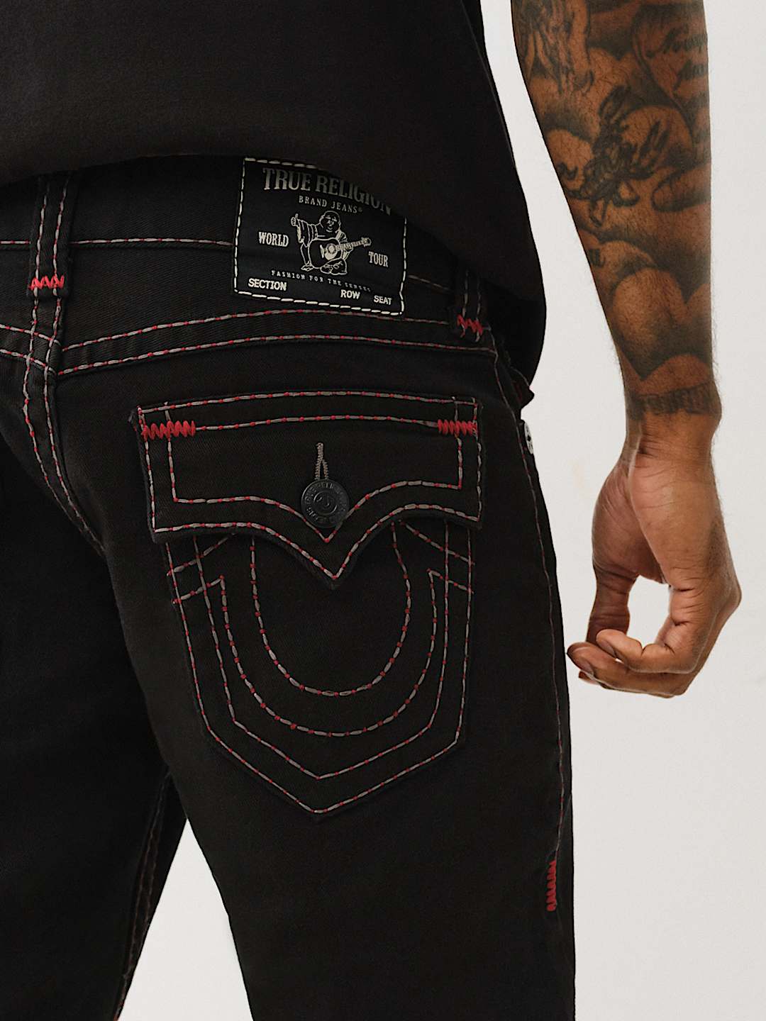 RICKY PICK STITCH STRAIGHT JEAN , image 1