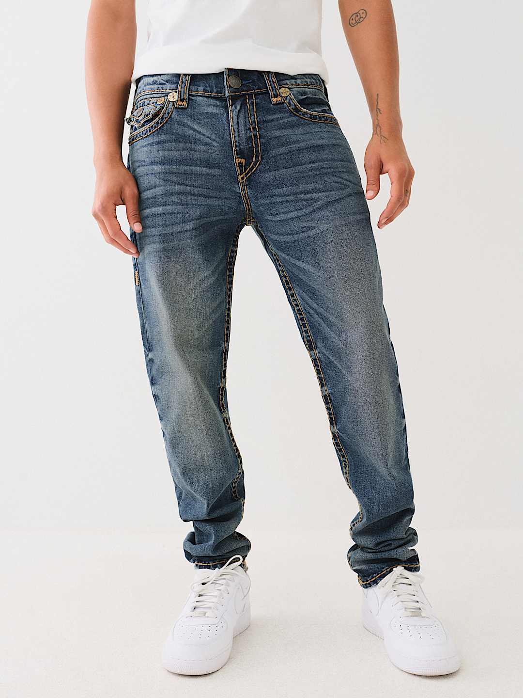 ROCCO SUPER T FLAP SKINNY JEAN 32"