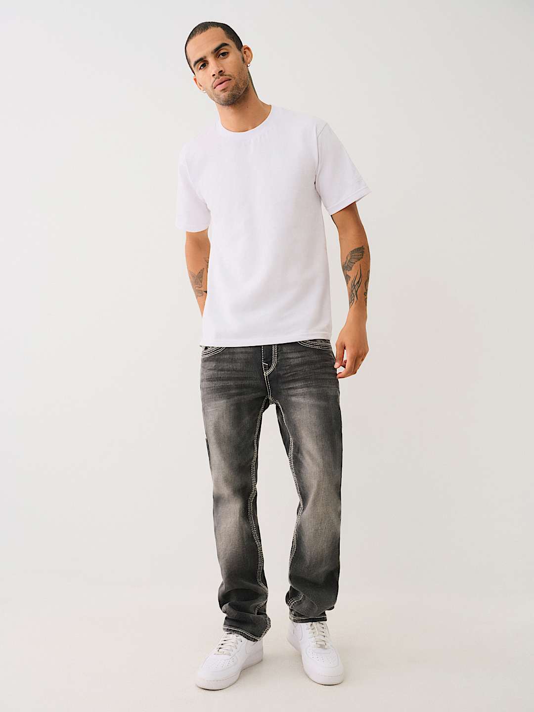 RICKY BIG QT FLAP - Space Grey Wash | True Religion