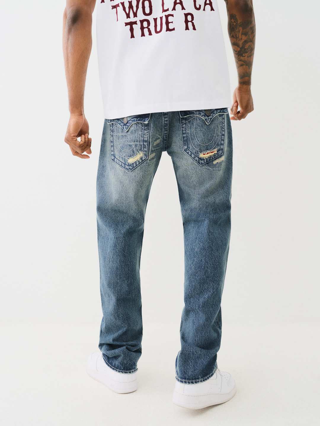 NEW newest True Religion Distressed Bootcut Jeans