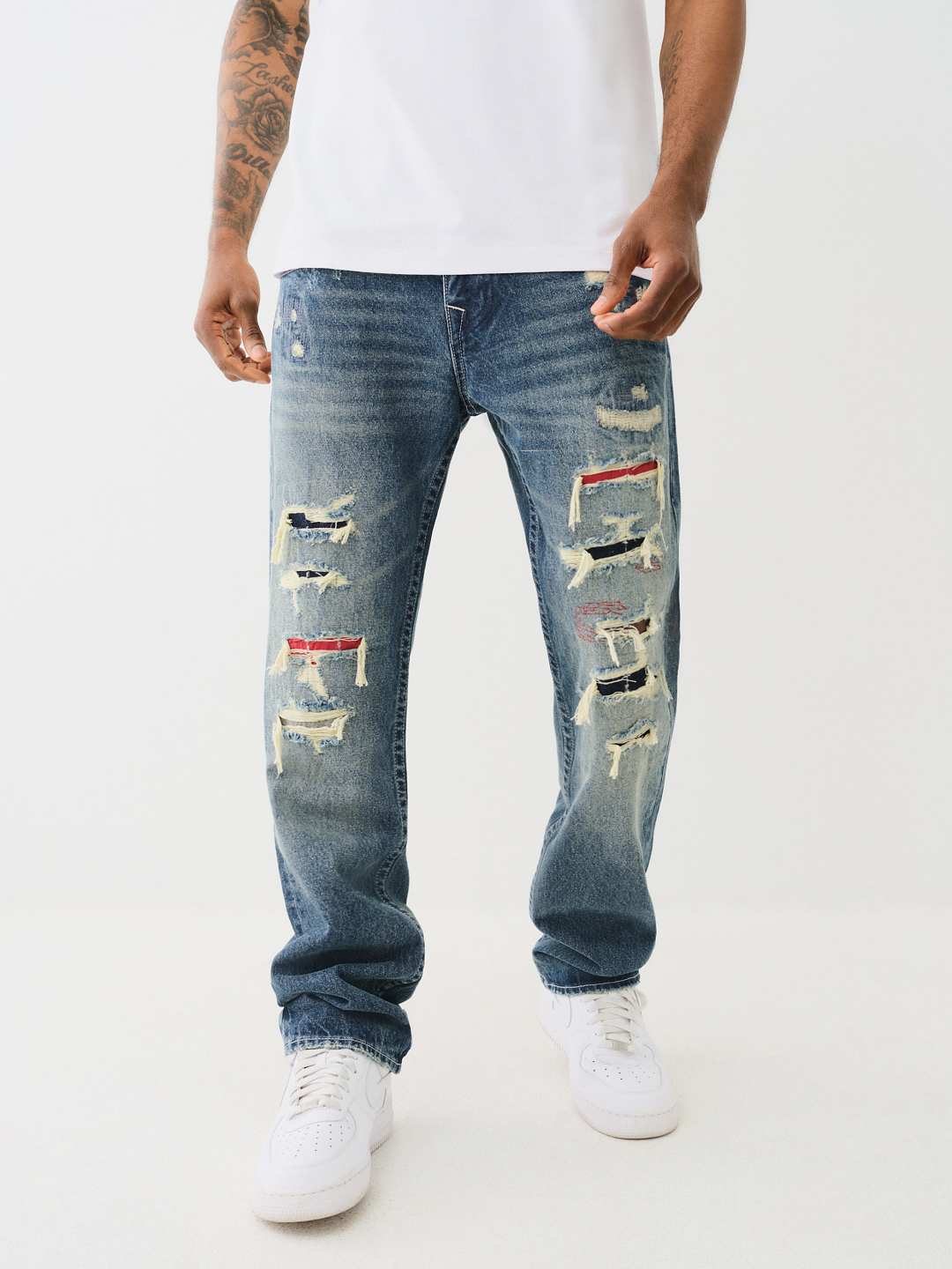 RICKY DISTRESSED STRAIGHT JEAN