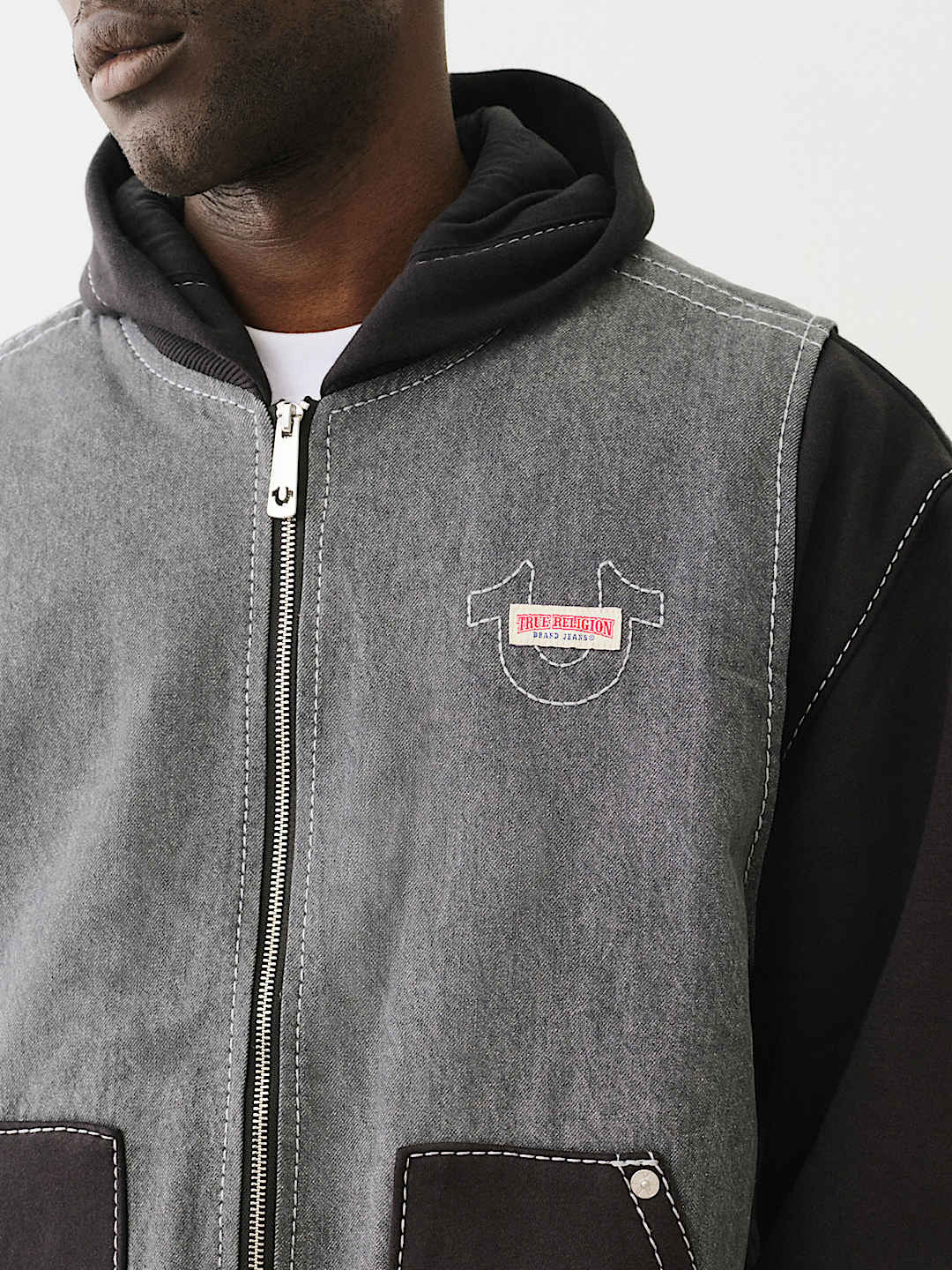 True religion fleece jacket hotsell