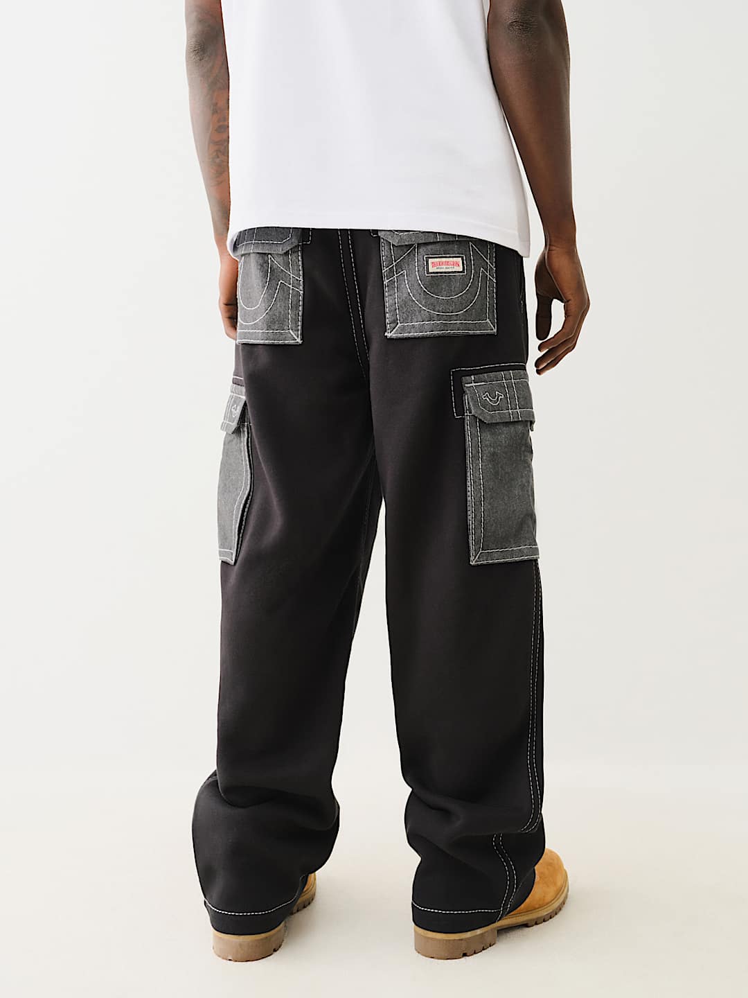 HEAVY WEIGHT FLEECE BIG T BAGGY CARGO PANT