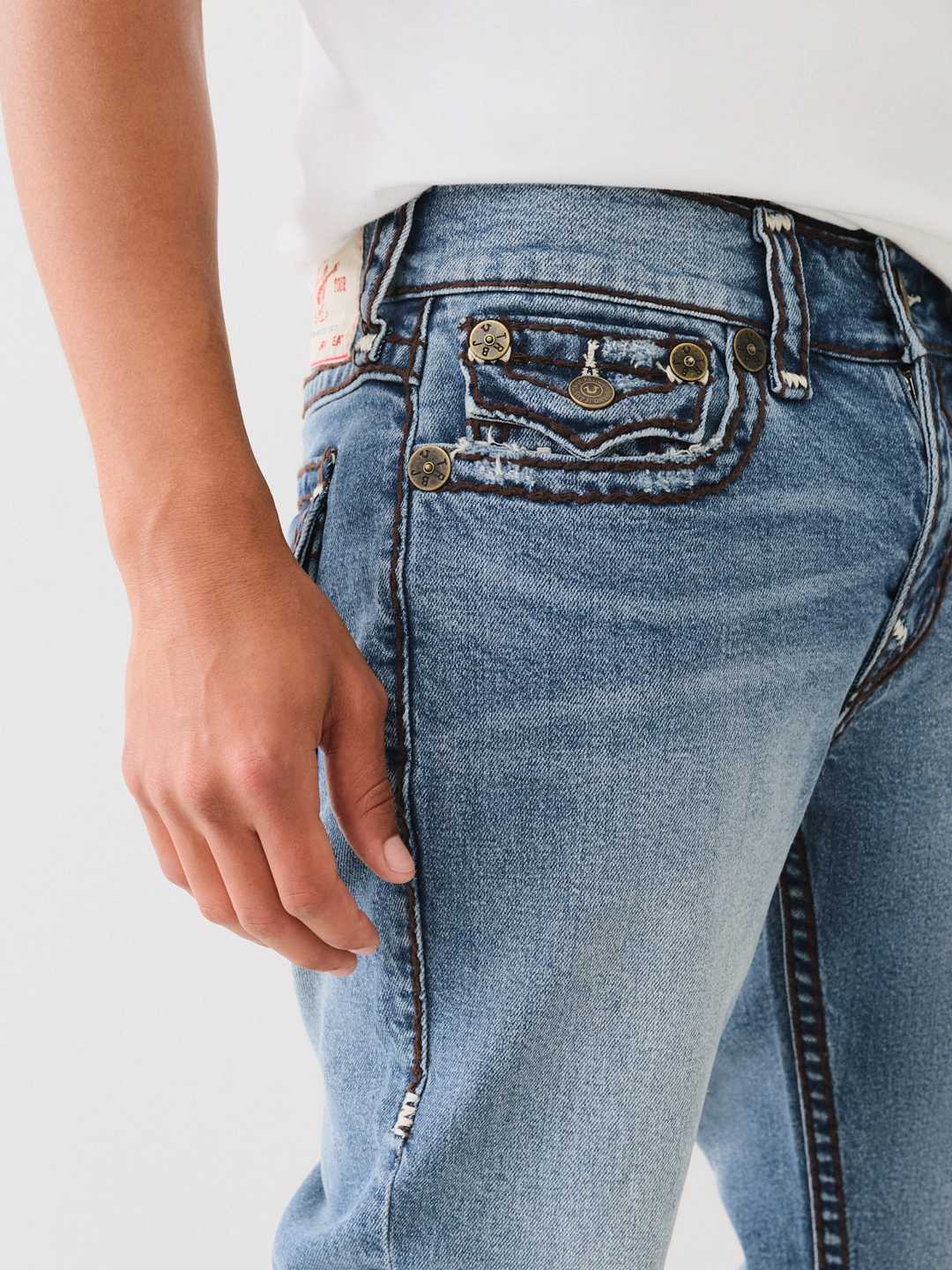 ROCCO SUPER T ZIG ZAG SKINNY JEAN 32"