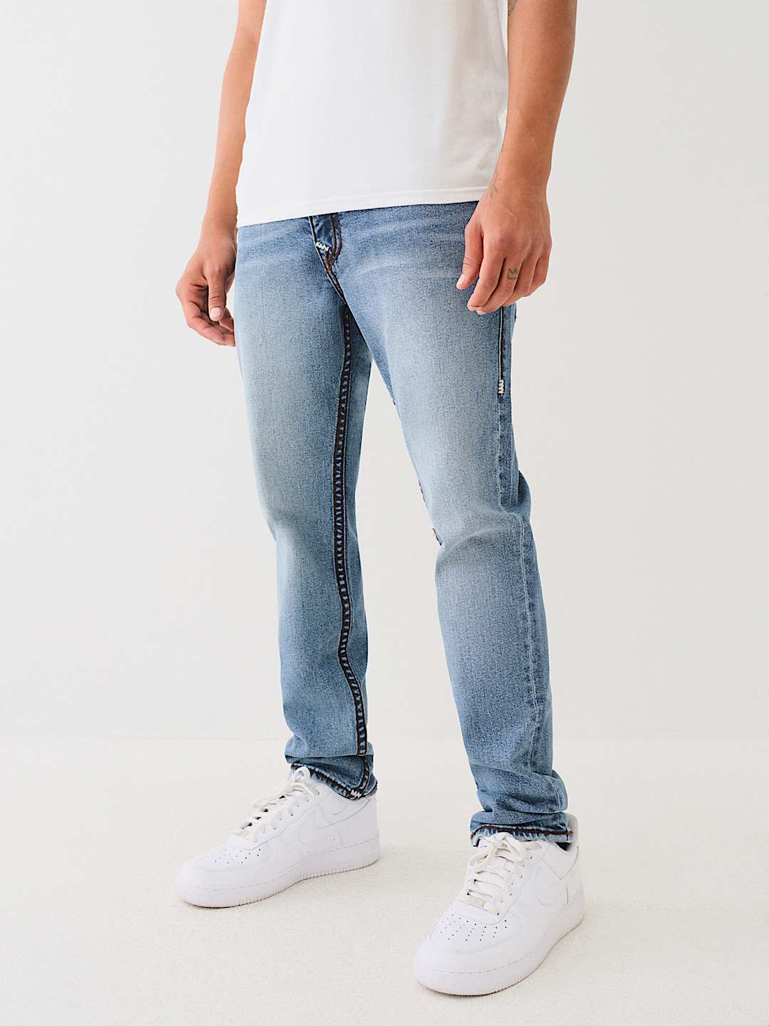 ROCCO SUPER T ZIG ZAG SKINNY JEAN 32"