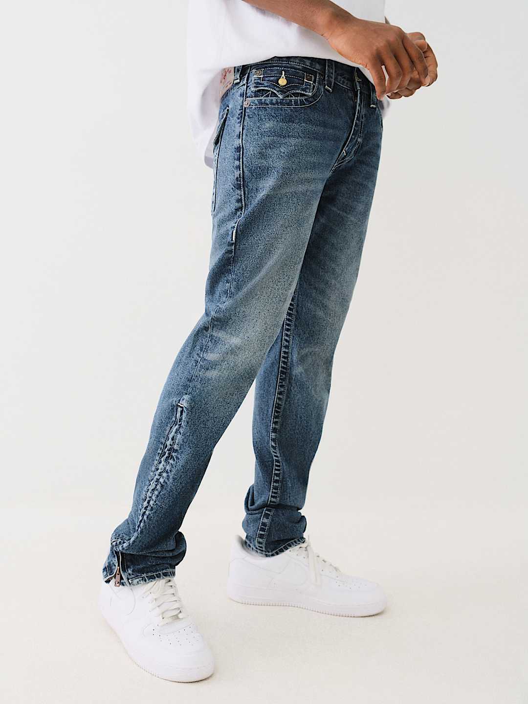 ROCCO ZIP CONVERTIBLE FLARE SKINNY JEAN, image 2