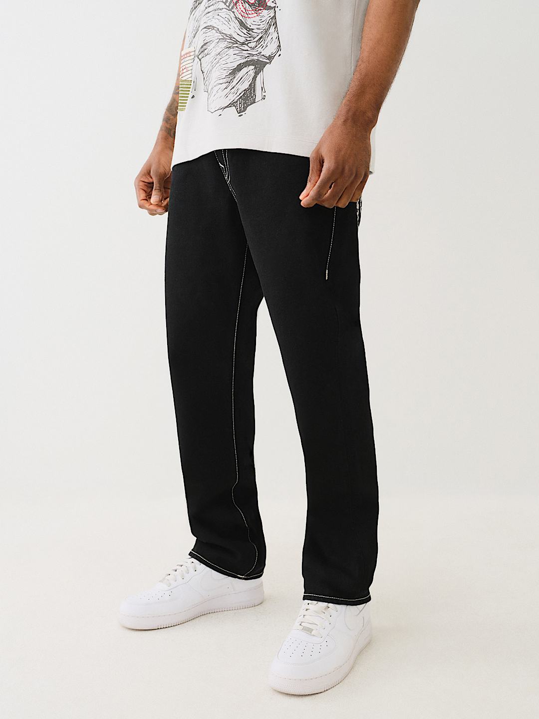 JEANS RECTOS&nbsp;RICKY CON COSTURA&nbsp;SASHIKO Y SOLAPA, image 6