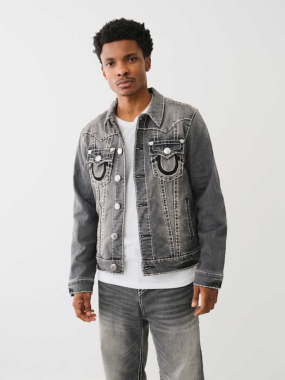 True religion Buddha military store jacket