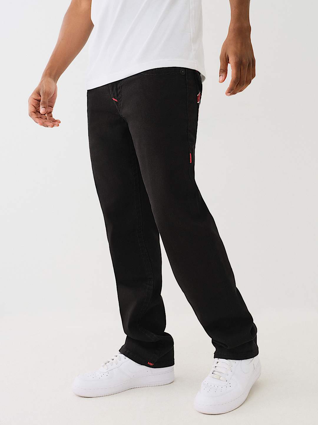 RICKY SUPER T ZIGZAG LOGO STRAIGHT JEAN | True Religion