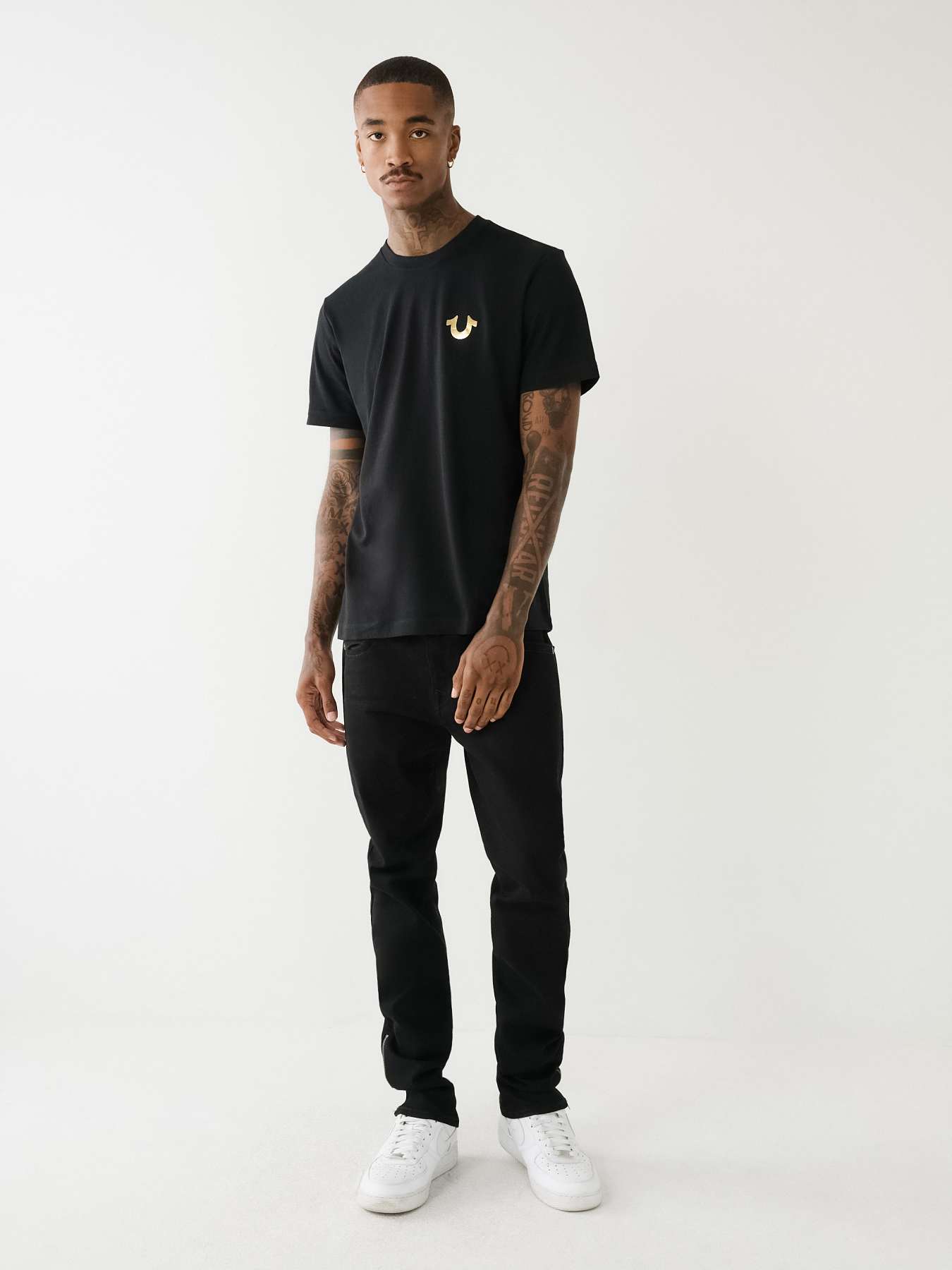 HORSESHOE LOGO CREW NECK TEE