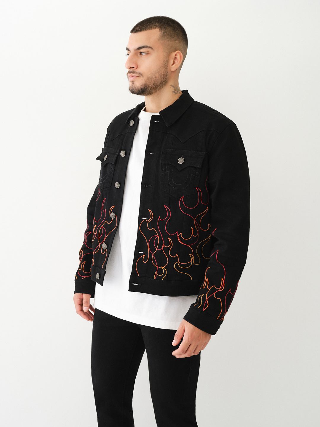 JIMMY FLAME DENIM JACKET