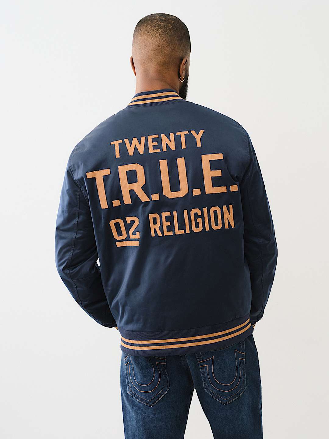 True Religion outlets Bomber Style Jacket Jacket