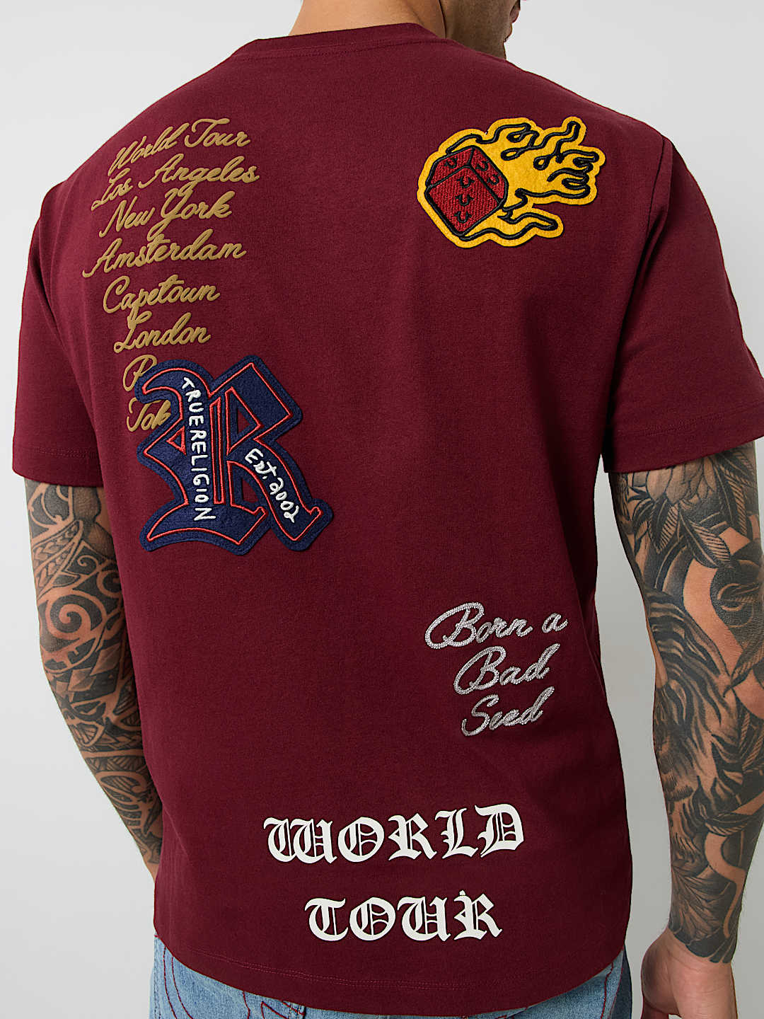 PATCH EMBROIDERY GRAPHIC TEE, image 2