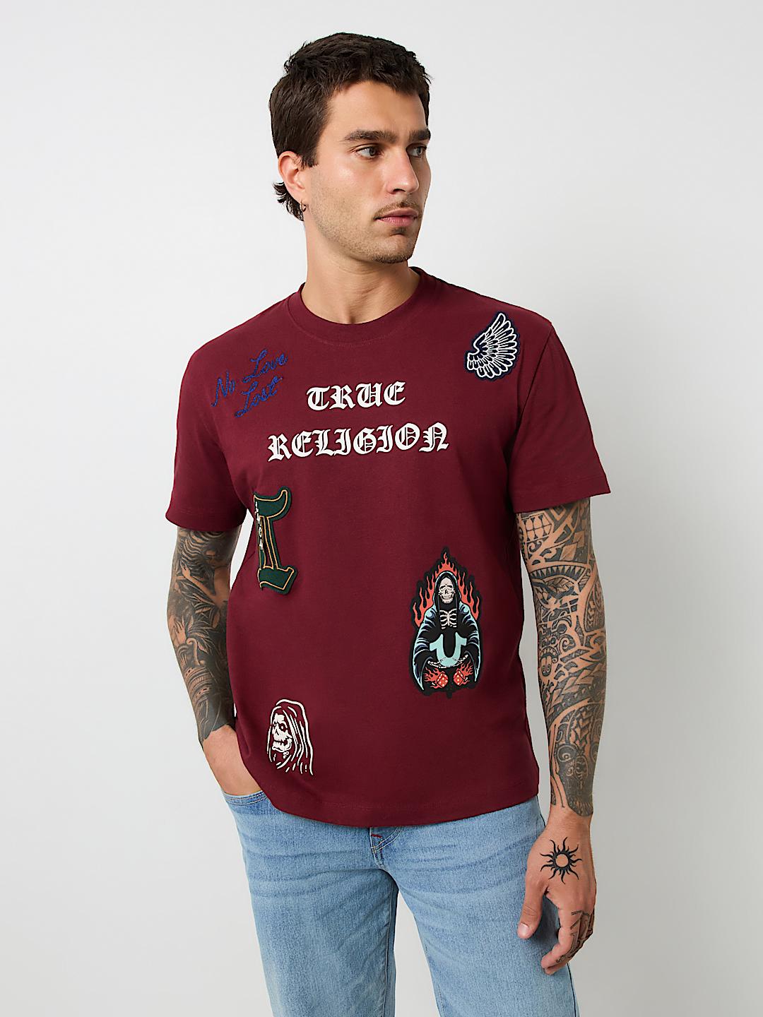 PATCH EMBROIDERY GRAPHIC TEE, image 3