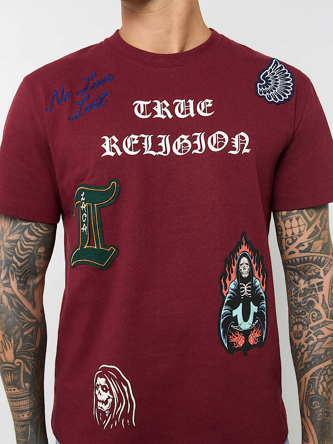 PATCH EMBROIDERY GRAPHIC TEE, image 1