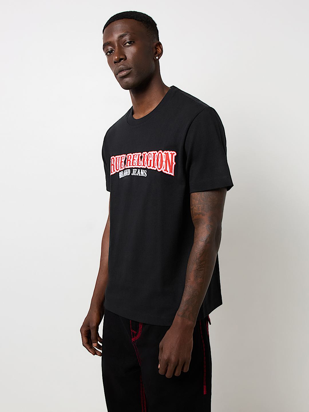 EMBROIDERED TRUE RELIGION TEE
