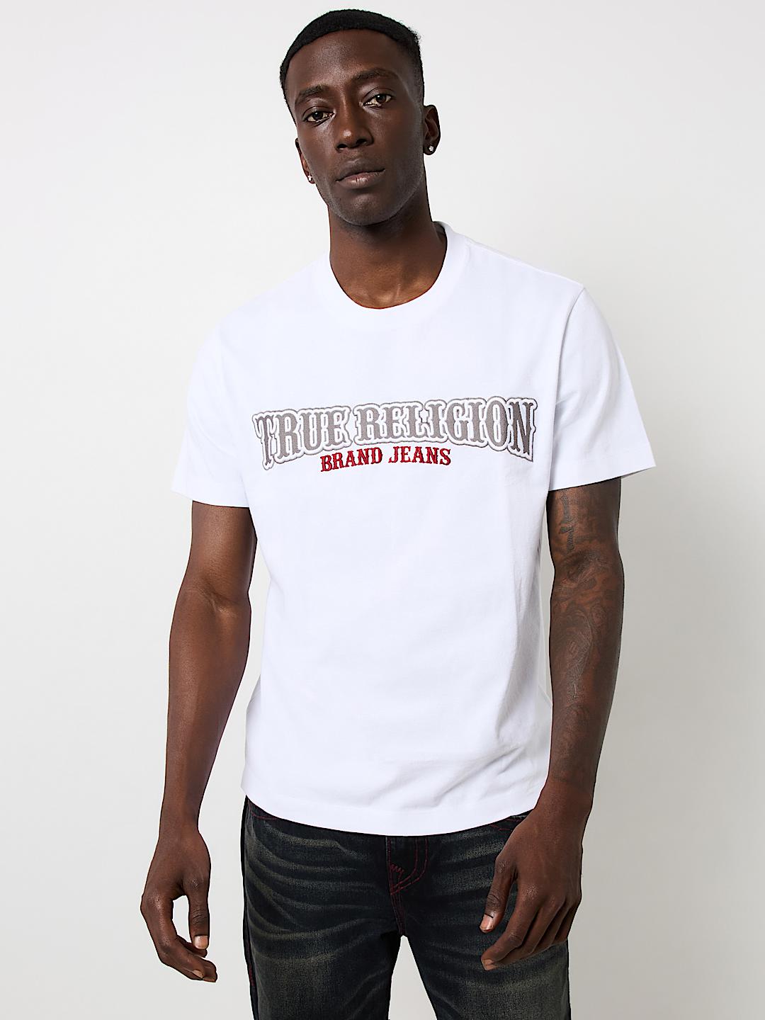 EMBROIDERED TRUE RELIGION TEE, image 2