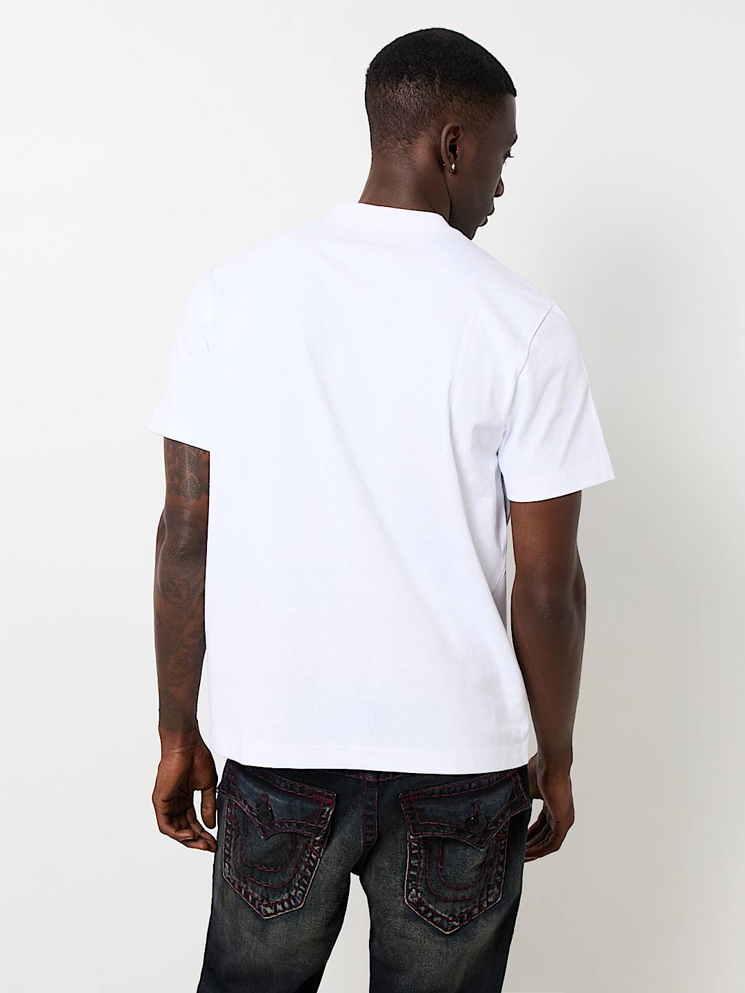 EMBROIDERED TRUE RELIGION TEE, image 3