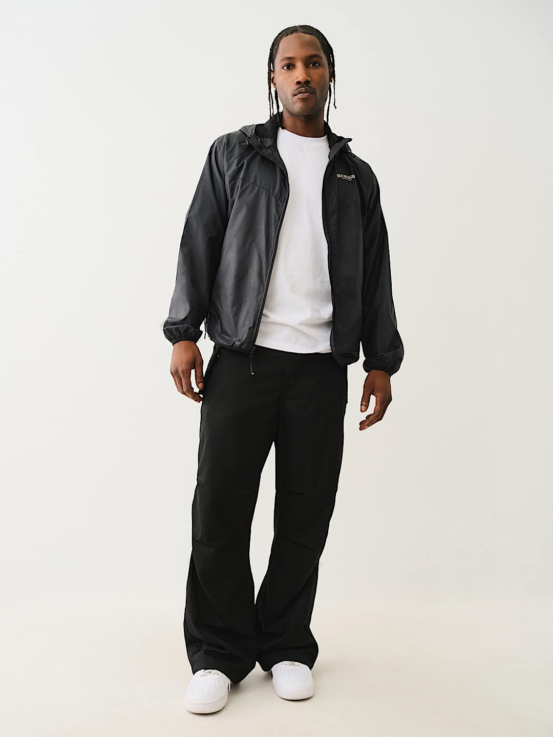 Men's lightweight hooded windbreaker store