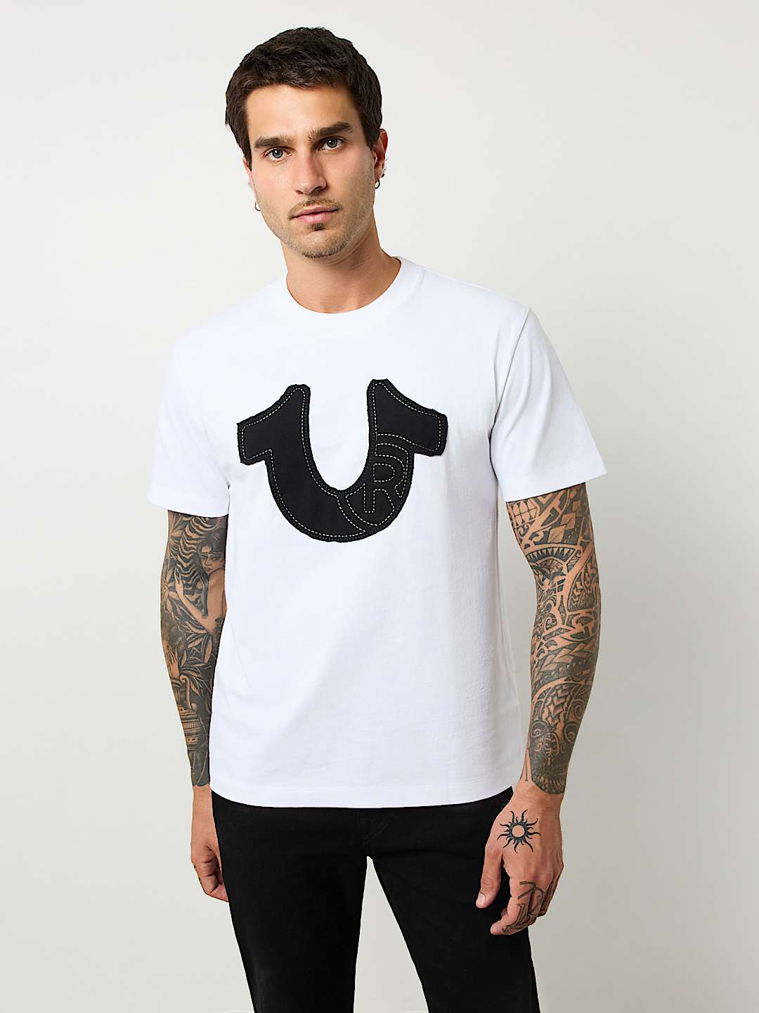 REGISTERED HORSESHOE APPLIQUE HEAVYWEIGHT TEE, image 2