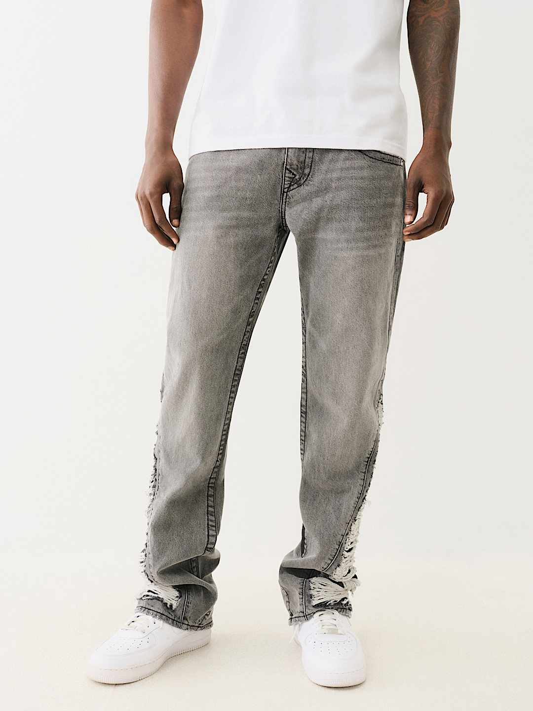 BILLY DESTROYED SLIT BOOTCUT JEAN