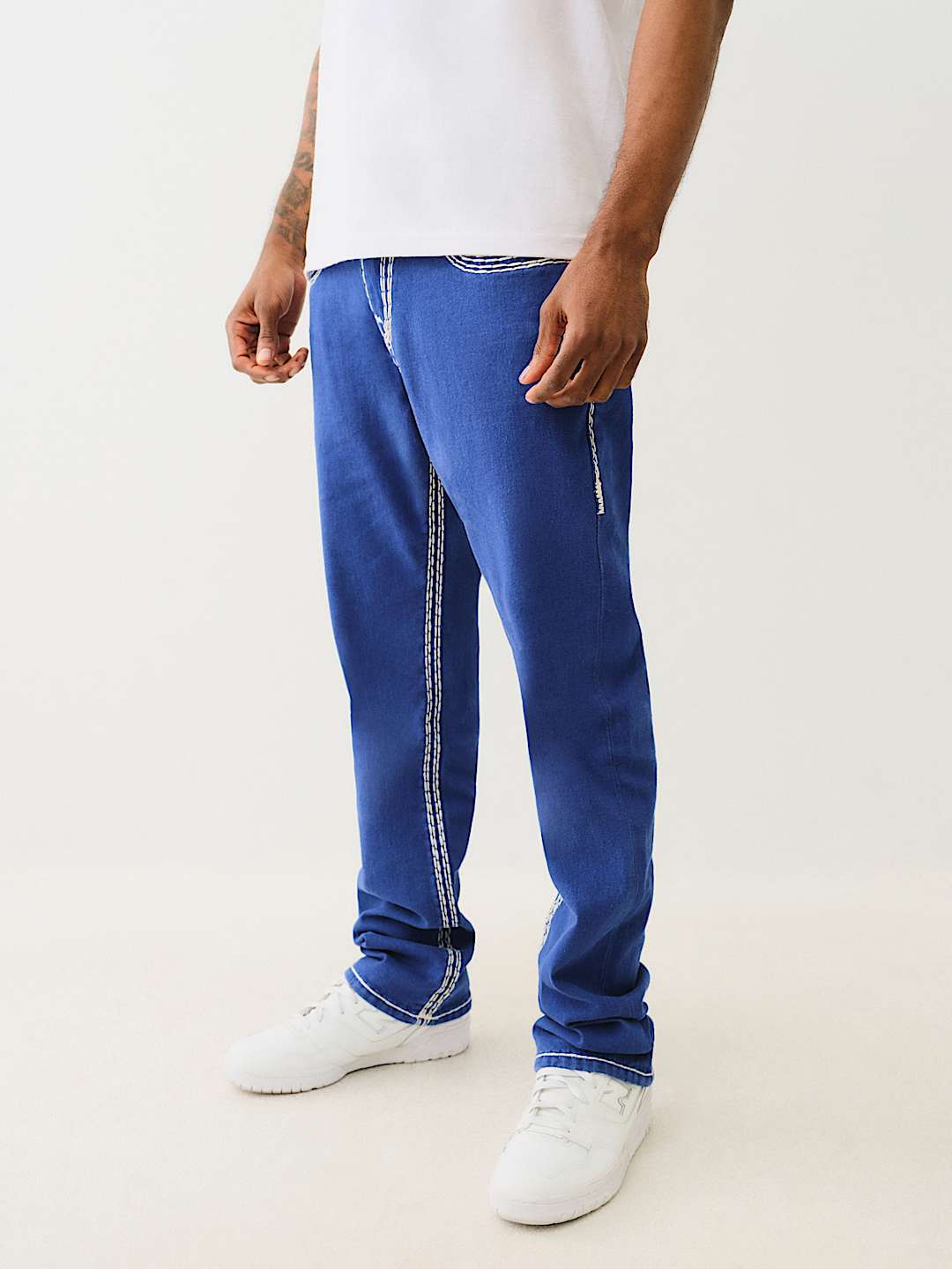 RICKY SUPER QT FLAP STRAIGHT JEAN - TUNDRA BLUE WASH | True