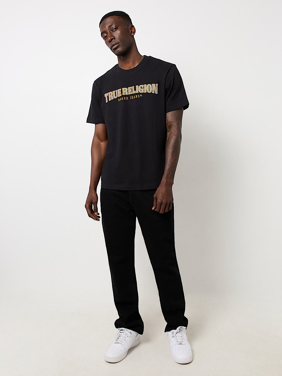 EMBROIDERED REFLECTIVE ARCH LOGO TEE, image 5