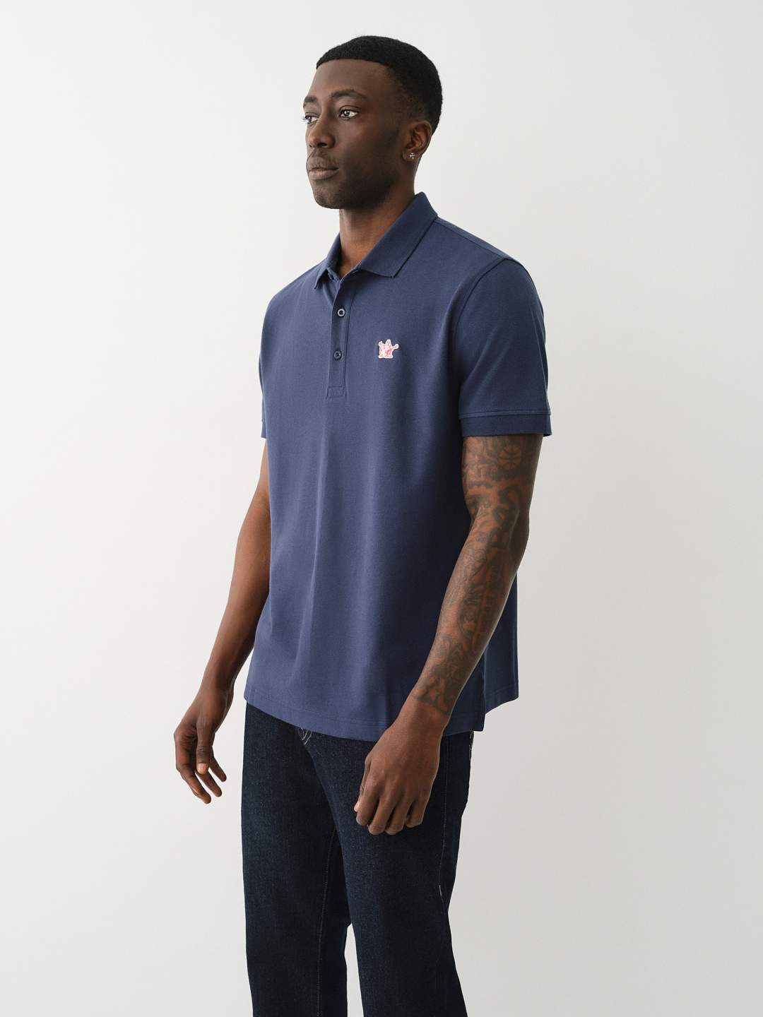  BUDDHA PATCHED LOGO POLO SHIRT, image 3